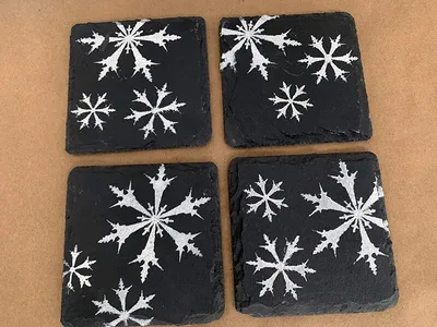 Slate Coaster Design Ideas With DIY Designs