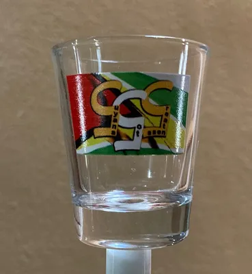 Clear Glass Shot Glass - a