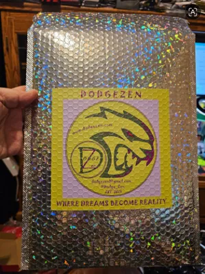 Custom Holographic Bubble Mailer - Company logo on our mail bags Very popular with customers
