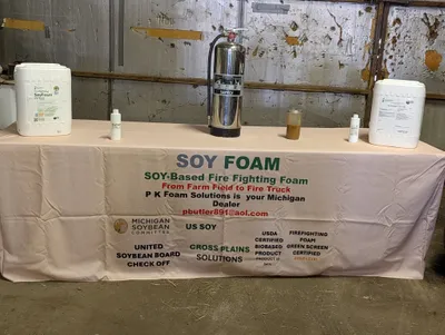 Custom Rectangle Table Covers - will be at a fire department conference