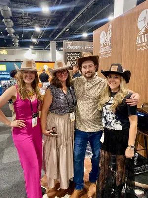 Custom cowboy hats for our tradeshow event