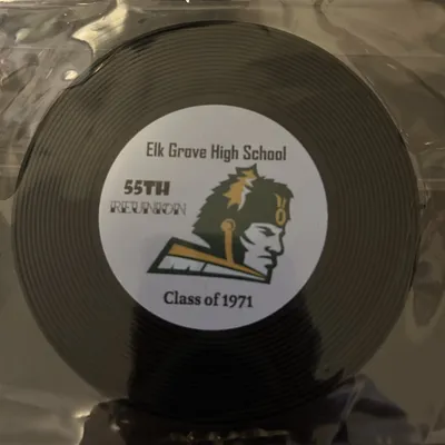 Soft Plastic Record Coaster - 35 Rubber coaster