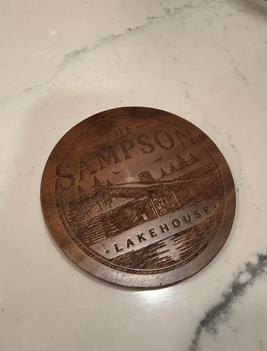 AustraliaPromoNow.Com - Custom Handmade Walnut Coaster