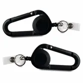 Carabiner Clip Badge Reel Keychain