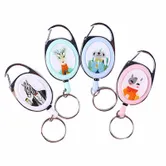 Clip Drawstring Badge Reel Keychain