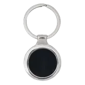 Fashionable Round Metal Keychain