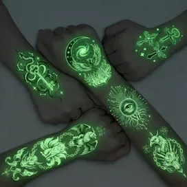 Glow Tattoos with Colorful Imprint - Australia Promo Now