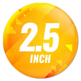2.50 inch 2.50 inch
