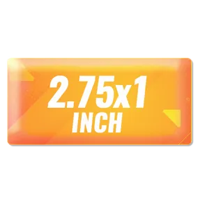 2.75x1 inch 2.75x1 inch