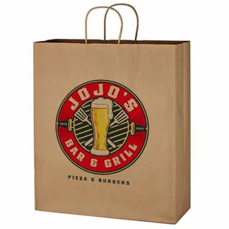 Custom Kraft Brown Paper Bag - Australia Promo Now