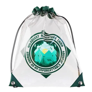 Custom Clear Drawstring Bag - Australia Promo Now