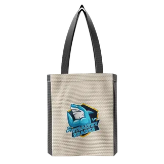 Custom Two-Tone Cotton Tote Bag - Australia Promo Now