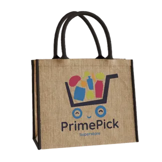 Custom Large Jute Tote - Australia Promo Now