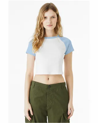 Ladies' Micro Ribbed Raglan Baby T-Shirt - Australia Promo Now