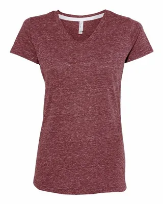 Ladies' V-Neck Harborside Melange Jersey T-Shirt - Australia Promo Now