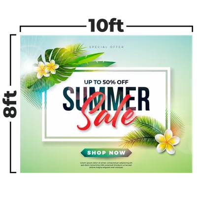 10 x 8 ft - Australia Promo Now