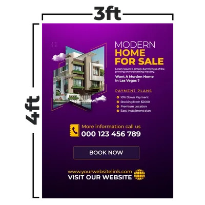 3 x 4 ft - Australia Promo Now