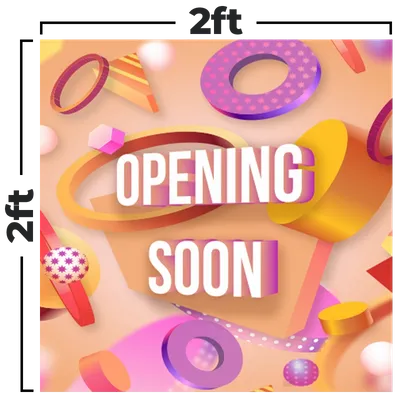 2 x 2 ft - Australia Promo Now