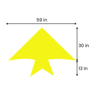 30in L x 59in W (13in Tail Length)