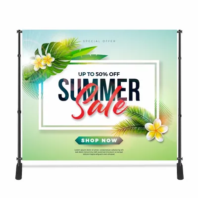 Adjustable Stand Banners - Australia Promo Now