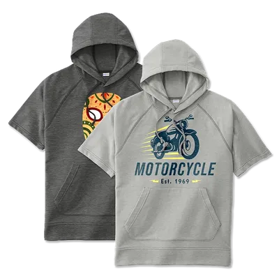 Short Sleeve Pocket Hoodie - Australia Promo Now