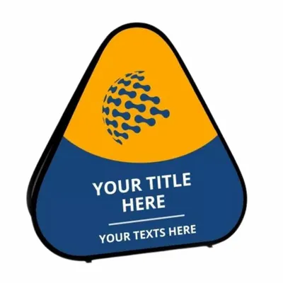 Triangle Pop Up Banners - Australia Promo Now