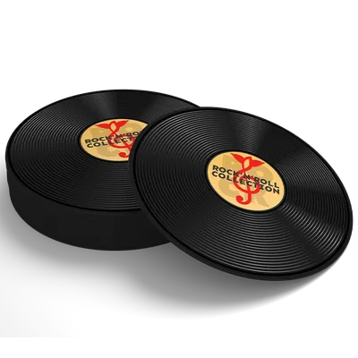 Soft Plastic Record Coaster - Australia Promo Now