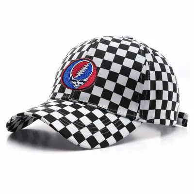 Two Tone Checkered Cotton Cap - Australia Promo Now