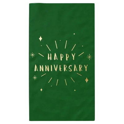 Custom Foil Stamped Towel Napkin - Australia Promo Now