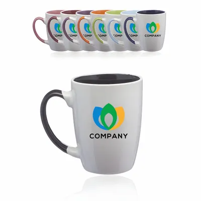 12 Oz. Ceramic Dual Colored Coffee Mugs - Australia Promo Now