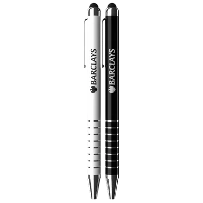 Stripe Grip Stylus Ball Pen - Australia Promo Now