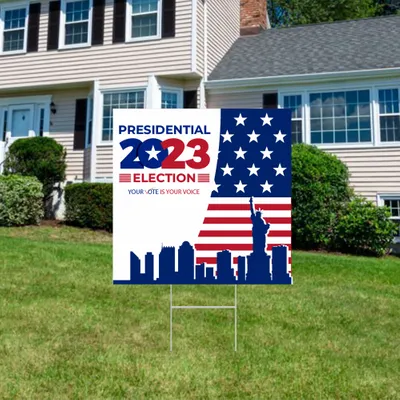 Custom Vote Awareness Yard Sign