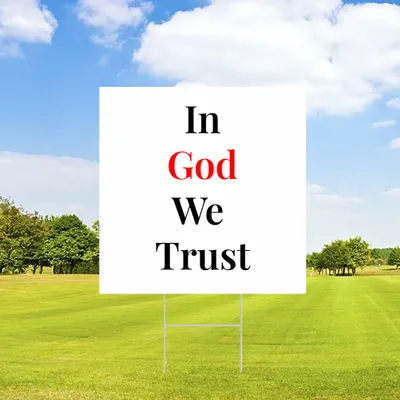 Custom Message Yard Sign