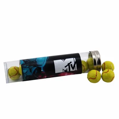 Tube with Choc Tennis Balls - TRB660 - Australia Promo Now