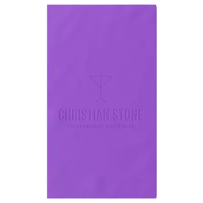 Custom Debossed Guest Towel Napkin - Australia Promo Now