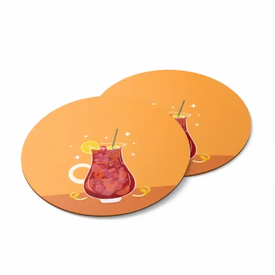 Orange Juice Jar Coaster - Australia Promo Now