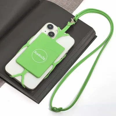 Lanyard Silicone Phone Wallet Holder - Australia Promo Now