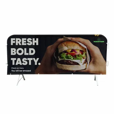 Crowd Barrier Covers - Australia Promo Now