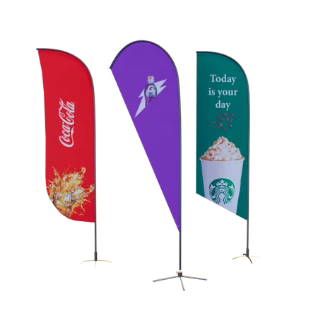 Tradeshow Flags - Australia Promo Now