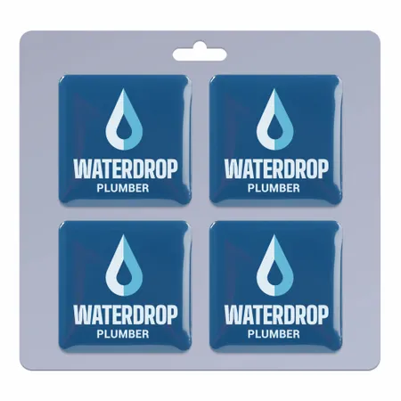 4 pack_Square Lapel Pin 1.25 inch - Australia Promo Now