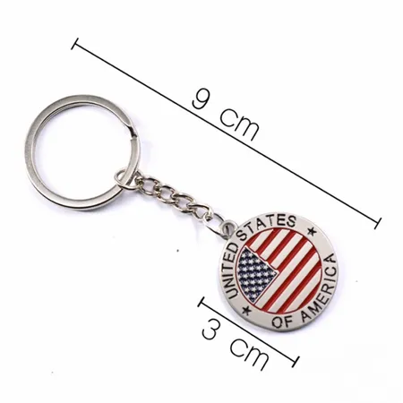 Custom US Flag Keychain Custom US Flag Keychain - Australia Promo Now
