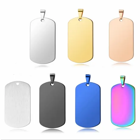 Sleek Military Dog Tag Metal Keychain Sleek Military Dog Tag Metal Keychain - Australia Promo Now