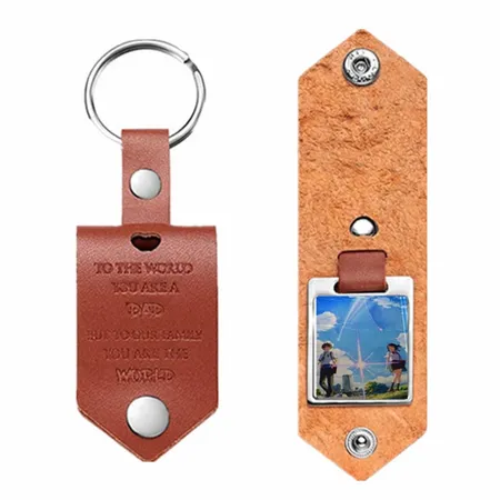 Artistic Laser Cut Leather Keychain Artistic Laser Cut Leather Keychain - Australia Promo Now