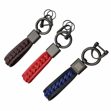 Versatile Laser Cut Leather Keychain Versatile Laser Cut Leather Keychain - Australia Promo Now
