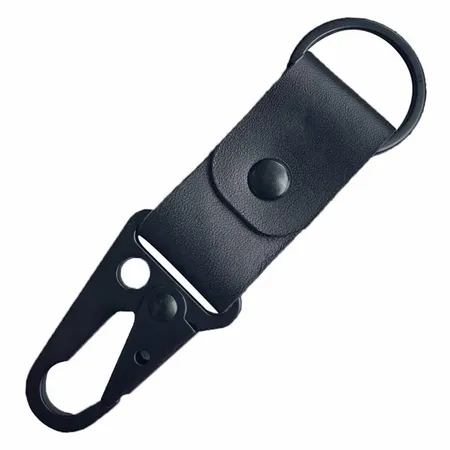 Leather Button Keychain Leather Button Keychain - Australia Promo Now