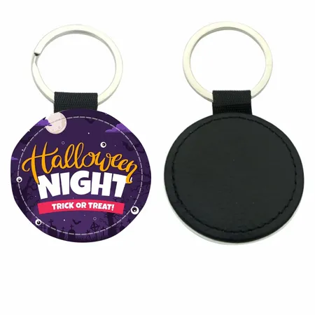 Circle Leather Keychain Circle Leather Keychain - Australia Promo Now
