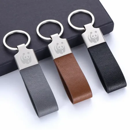Elegant Loop Leather Keychain Elegant Loop Leather Keychain - Australia Promo Now