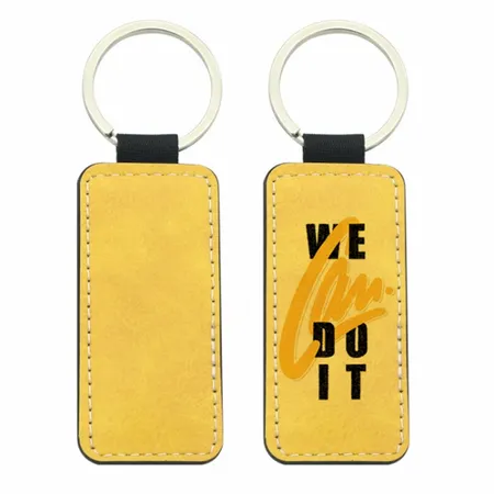 Full-Color Rectangle Leather Keychain Full-Color Rectangle Leather Keychain - Australia Promo Now