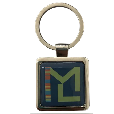 Epoxy Square Metal Keychain Epoxy Square Metal Keychain - Australia Promo Now
