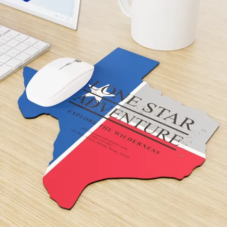 Custom Shape Die Cut Mouse Pad - Australia Promo Now
